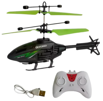 Remote Control Helicopter Cool Electric Airplane Toys for Kids RC Helicopter with LED Toys for Boys and Girls