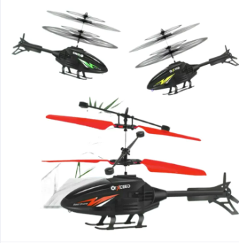 Remote Control Helicopter Cool Electric Airplane Toys for Kids RC Helicopter with LED Toys for Boys and Girls