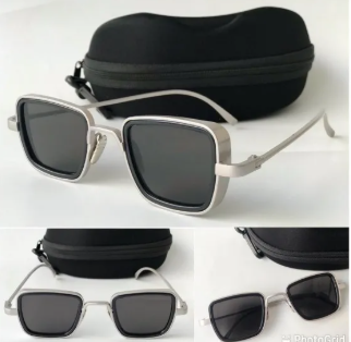 Original Kabir Singh Sunglasses in Metal Frame for Men - Shahid Kapoor UV400 Polarized Glasses with