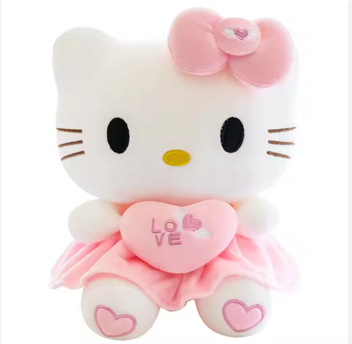 Comfortable Plush Dolls Kt Cat Dolls Cat Cute Plush Toys Super Cute HI Kitty Plush Toys OPP Bag