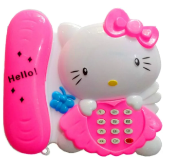 Musical Toys for Kids Hello Kitty Telephone & Doraemon Telephone Toy for Boys and Girls Learning Toys for Kids Doremon Toys Gadgets / Hello Kitty Toy